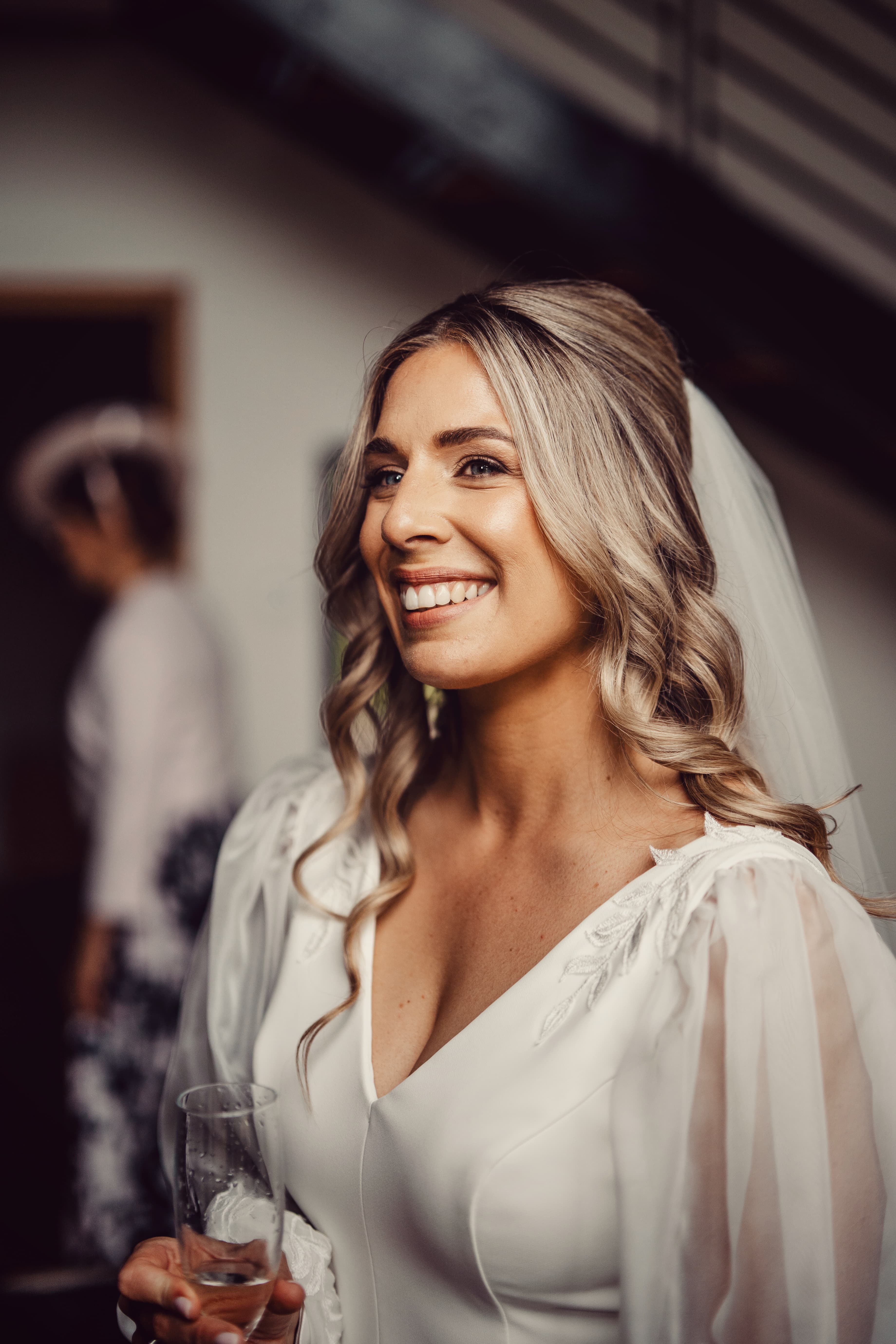 Wedding hair styling